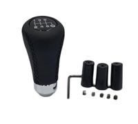 Eejghfwq Leva Pomello Cambio Pomello Del Cambio Universale Per Auto Leva Del Cambio Manuale A 5/6 Velocità Con Cuciture A Righe Rosse Nere In Similpelle Manopola Cambio Auto(6 speed Black Line)