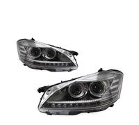 Eejghfwq Proiettori Anteriori Per Benz S Per La Classe W221 2006-2009 Stile Full LED Auto Faro Di Montaggio Lente Del Proiettore Accessori Kit Fari Per Auto Fari Fanali Anteriori(Left and right)