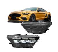 Eejghfwq Proiettori Anteriori Per Ford Per Mustang 2015-2017 Per Shelby 2018-2022 GT500 Gruppo Ottico Anteriore A LED Faro Sequenziale Head Light Fari Fanali Anteriori(For 2015-2017)