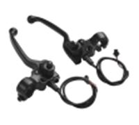 eejinwen 1 Paio di Leve Freno meccaniche for Bici elettrica, con Pulsante di parcheggio, Accessori for Bici elettrica