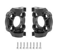 eejinwen 7075 Coppa dello sterzo Anteriore con mozzo in Alluminio C con Cuscinetto allargato for 1/18 Mini LMT 4X4 for Parti del Camion RTR-LOS01026(C Hub Black)