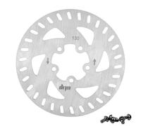 eejinwen Dispositivo Freno a Disco da 130 mm for Scooter Elettrico Xiao-Mi 4 PRO, rotore in Acciaio Inossidabile, 5 Fori, Freno a Disco con Vite, Parti del Disco Freno