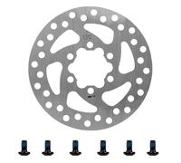 eejinwen Freno a Disco a 6 Fori for Seg-Way for Scooter Elettrico Nin-ebot ZT3 PRO, rotore del Disco del Freno in Acciaio Inossidabile da 120 mm, Parti di Ricambio(Silver)