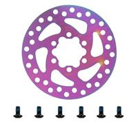 eejinwen Freno a Disco a 6 Fori for Seg-Way for Scooter Elettrico Nin-ebot ZT3 PRO, rotore del Disco del Freno in Acciaio Inossidabile da 120 mm, Parti di Ricambio(Colorful)