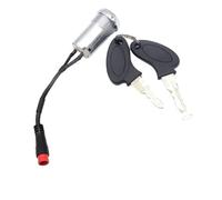 eejinwen Serratura elettrica for Scooter Elettrico KUK-irin G3 PRO, Serratura Elettronica con 2 Chiavi, Interruttore di Blocco sostitutivo, Accessori