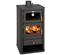 EEK A - Prity FM - 12.1 stufa a legna con forno, camino ad alta potenza di riscaldamento efficiente stufa a legna per casa, appartamento e casa vacanze