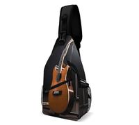 Eekstdbn Borsa a tracolla per strumenti musicali per chitarra casual borsa da petto per uomini e donne minimalista borsa a tracolla da viaggio per uso quotidiano