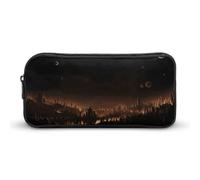 Eekstdbn City in The Dark Astuccio per cancelleria da ufficio Organizer Semplice Robusta Chiusura a Cerniera Portamatite Portatile Borsa da Viaggio Ufficio Borsa multiuso