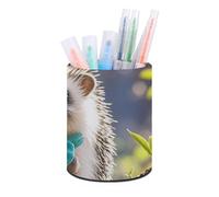 Eekstdbn Grazioso portapenne estetico a forma di riccio, per scrivania, elegante decorazione per ufficio, penne, tazze, accessori da scrivania e organizer per spazio di lavoro per casa, ufficio
