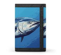 Eekstdbn Portafoglio colorato a tre pieghe, porta carte e denaro Oganizer sottile elegante mini portamonete con cerniera tasca portamonete per uomini e donne