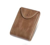 EEKUY Confezione di carte RFID antifurto, ultra sottile in pelle anti-sgrassamento, può contenere 18 carte da 12,9 x 8,3 x 2,5 cm, cachi