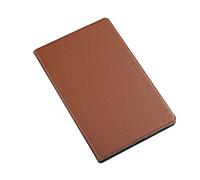 EEKUY Stend - Custodia a libro in vera pelle con motivo Lychee per Apple iPad Mini6 (2021) da 8,3 pollici, colore: marrone