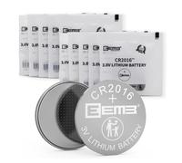EEMB 10 PACK CR2016 Batteria 3V al litio Batteria a bottone a moneta 2016 Batteria ECR2016 DL2016 LM2016 per chiavi FOB auto orologi calcolatrici apriporta garage giocattoli luci a LED