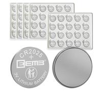 EEMB 100 PACK CR2025 Batteria 3V al litio Batteria a bottone a moneta 2025 Batteria per chiavi FOB, calcolatrici, contamonete, orologi, cardiofrequenzimetri, monitor del glucosio e altro ancora
