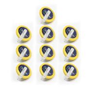 EEMB 10PACK Batteria CR2032 con linguette a saldare Batteria al litio 3V 2032 Batterie a celle a moneta al litio per sensore Radio Gameboy Color Sostituzione della batteria del gioco