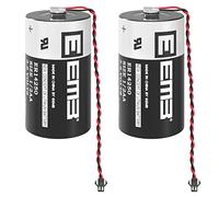 EEMB 3.6V batteria al litio di ricambio ER3V ER14250 1200mAh con spina per ER3V Yaskawa PLC servo azionamento encoder JZSP-BA01 (2 pezzi)
