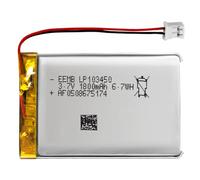 EEMB 3.7V 1800mAh 103450 Batteria Lipo Batteria ricaricabile agli ioni di polimero di litio con connettore JST-Assicurarsi che la polarità del dispositivo corrisponda alla batteria prima dell'acquisto