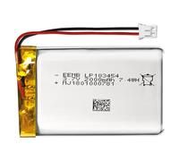 EEMB 3.7V 2000mAh 103454 Lipo ricaricabile batteria ionica con JST Connector-Assicurarsi che la polarità del dispositivo corrisponda alla batteria prima dell'acquisto !!!(Polarità Inversa)