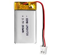EEMB 3.7V 260mAh 601730 Batteria ricaricabile ai polimeri di ioni di litio con connettore JST-Fai una polarità sicura del dispositivo corrispondente con la batteria prima dell'acquisto !!!