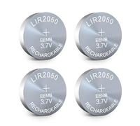 EEMB 4PACK LIR2050 Batteria ricaricabile a bottone agli ioni di litio 3.7V Batteria a gettoni per auricolari Dispositivo indossabile Orologio