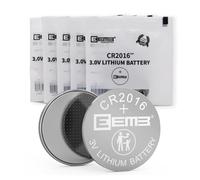 EEMB 5 PACK CR2016 Batteria 3V al litio Batteria a bottone a moneta 2016 Batteria ECR2016 DL2016 LM2016 per chiavi FOB auto orologi calcolatrici apriporta garage giocattoli luci a LED console di gioco
