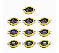 EEMB CR2025 Batteries 3V Lithium Battery Li-MnO₂ Button Battery 2025 Gameboy Cartridge Battery Tabs Solder, Color GBC CR2025 3v Lithium Battery, Gameboy Save Battery, Solder Tabs(10, CR2025-LBY2)