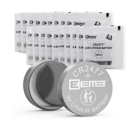 EEMB CR2477 Batteria Bottone al litio 3V 1100 mAh Certificato UL, confezione da 20