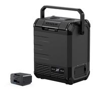 EENOUR Frigorifero elettrico D10 da 12 Volt, congelatore portatile da 10,6 qt/10 l, refrigeratore elettrico a compressore, -4 ~ 10 °C, 12/24 V CC, 110 ~ 240 V AC, 12 V frigorifero per campeggio