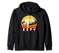 Eepy Cat Eepy Sleepy Cat, Meme Silly Sleepy Cat, Divertente Gatto Felpa con Cappuccio