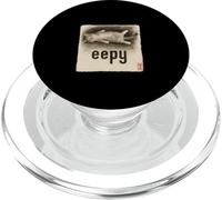 Eepy Cat Silly Sleepy Kitten Funny Meme Sumi-e giapponese PopSockets PopGrip per MagSafe