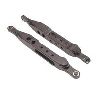 EEQANAO 2 Pezzi di Asta di Supporto Inferiore for ammortizzatori Posteriori in Lega Lavorata for RC for modellini di Auto Hobby 1-10 Vrx for Oct-Ane for Ve-TTA for Kar-oo Hop-Up potenziato(Titanium)