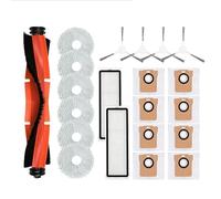 EEQANAO 21 Pezzi for Xiao-Mi Robot aspirapolvere X20 + / X20 Plus Accessori Sacchetto for la Polvere Mop Panno Spazzola Laterale Principale Filtro Hepa Parti di Ricambio