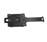 EEQANAO Clip for Staffa di Montaggio su Guida DIN C45 Resistenti e affidabili, Adatte for Applicazioni industriali ed elettroniche(Zwart)