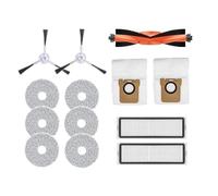 EEQANAO for Dr-EAME Robot Aspirapolvere Kit di Parti di Accessori di Ricambio for Xiaomi B101CN Spazzola Principale/Spazzola Laterale for Capelli, Filtro, straccio