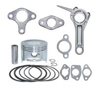 EEQANAO Kit guarnizioni Biella 88 mm pistone marmitta aspirazione carburatore for Motore Hon-da GX390 13 CV GX 390, Parte 13101-ZF6-W00