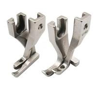 EEQANAO Piedino for Cerniera Destra e Sinistra for JA-CK H2 H5 H6 JK-6380 Consew 205RB / DU-141, DU-1181/per SWF GC0318/Accessorio for Cucire