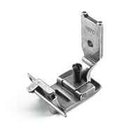 EEQANAO Piedino premistoffa con Guida for Bordi 107C Adatto for Si-Ger 107G, 457G, for JU-Ki LZ-2280, LZ-2284, LZ-229, for Macchine da Cucire industriali a Zigzag con-Sew 275R(107C - 10mm Foot)