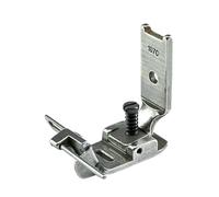EEQANAO Piedino premistoffa con Guida for Bordi 107C Adatto for Si-Ger 107G, 457G, for JU-Ki LZ-2280, LZ-2284, LZ-229, for Macchine da Cucire industriali a Zigzag con-Sew 275R(107C - 8mm Foot)
