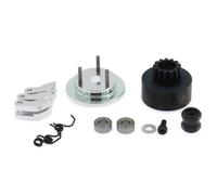 EEQANAO Set volano Frizione 13T for RC for modellismo Hobby 1:8 Scala Auto HSP for Kyo-SHO BSD 13T Denti Hopup Parti N10239 Accessori universali(Silver)