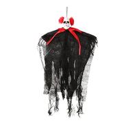 Eerie - Set di decorazioni di Halloween per spose spettrali e tosaerba cupi con tessuto trasparente per decorazione di feste a tema casa spettrale