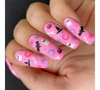 Eerie Solar Bat Draw Persist Zoccoli Rosa Halloween Fraudolento Confortevole ABS Piano Facile Applicare Fraudolento