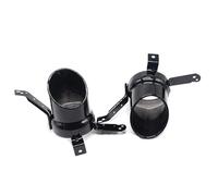 eeRmda Punta di Scarico per Auto in Acciaio Inossidabile, per Alfa Romeo Giulia Standard 2016-2018, Punte di Scarico per Diffusore Paraurti Posteriore O-O, Accessori per la Modifica,Black