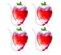 EESLL 4 bicchieri da vino, vampiro, 300 ml/10 oz, vetro borosilicato