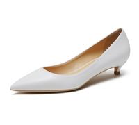 Eestfy Décolleté Eleganti Donna Kitten Heel Punta A Punta Slip On | Riunioni Business, Pendolarismo Ufficio, Pronte Per Colloquio, Silhouette Elegante, Suola Resistente