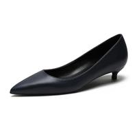Eestfy Décolleté Eleganti Donna Kitten Heel Punta A Punta Slip On | Riunioni Business, Pendolarismo Ufficio, Pronte Per Colloquio, Silhouette Elegante, Suola Resistente