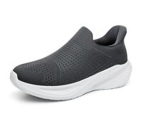 Eestfy Scarpe Cammino Uomo Infilata Leggere Traspiranti Mesh Suola Eva Ammortizzata Comode Tutto Il Giorno Casual,DarkGrey,44 EU