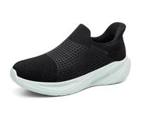 Eestfy Scarpe Cammino Uomo Infilata Leggere Traspiranti Mesh Suola Eva Ammortizzata Comode Tutto Il Giorno Casual,Blackgreen,44 EU