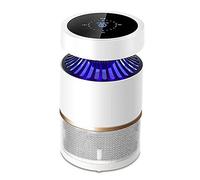 EEUK Anti Zanzare per Esterno a Batteria, Lampada per Zanzare Co2 Ricaricabile Portatile, 365 NM con Potente Ventola, Senza Radiazioni, per Casa Ufficio Patio Cucina(Color:Bianca)