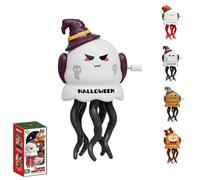 Eevhrqw Magical Mini Dancing Ghost Wind-Up Toy,Generico Mini Fantasma Danzante Magico di Natale,Creative Twisting Clockwork Sliding Crawling Octopus for Halloween Christmas-D