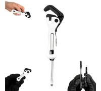 Eevhrqw Micro Stubby Wrench,The Micro Stubby, Micro Stubby Self Adjusting Wrench, Micro Stubby Pipe Vise Wrench,Portable Multifunctional Wrench, 2 in 1 Wrench Tool for Tight Spaces